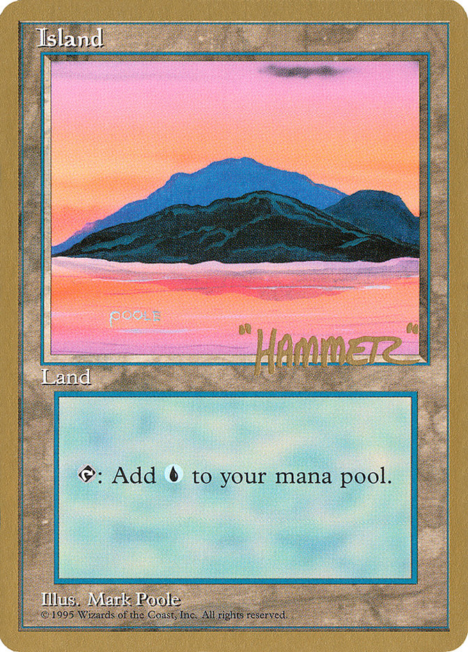 Island (shr369) (Shawn "Hammer" Regnier) [Pro Tour Collector Set] | Gaming Infinity