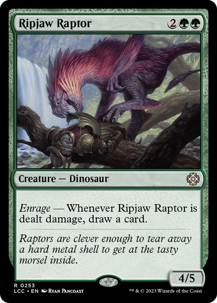 Ripjaw Raptor [The Lost Caverns of Ixalan Commander] | Gaming Infinity