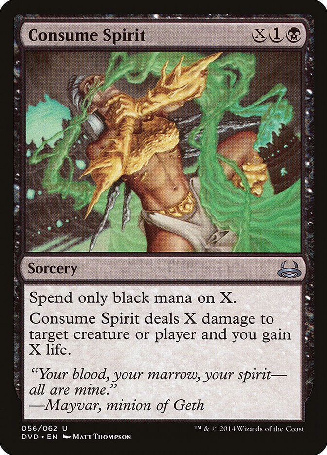 Consume Spirit (Divine vs. Demonic) [Duel Decks Anthology] | Gaming Infinity