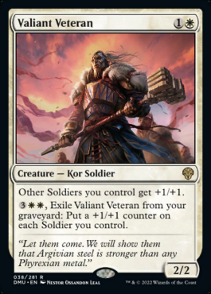 Valiant Veteran [Dominaria United] | Gaming Infinity