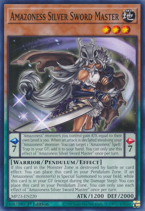 Amazoness Silver Sword Master [MP23-EN220] Common | Gaming Infinity