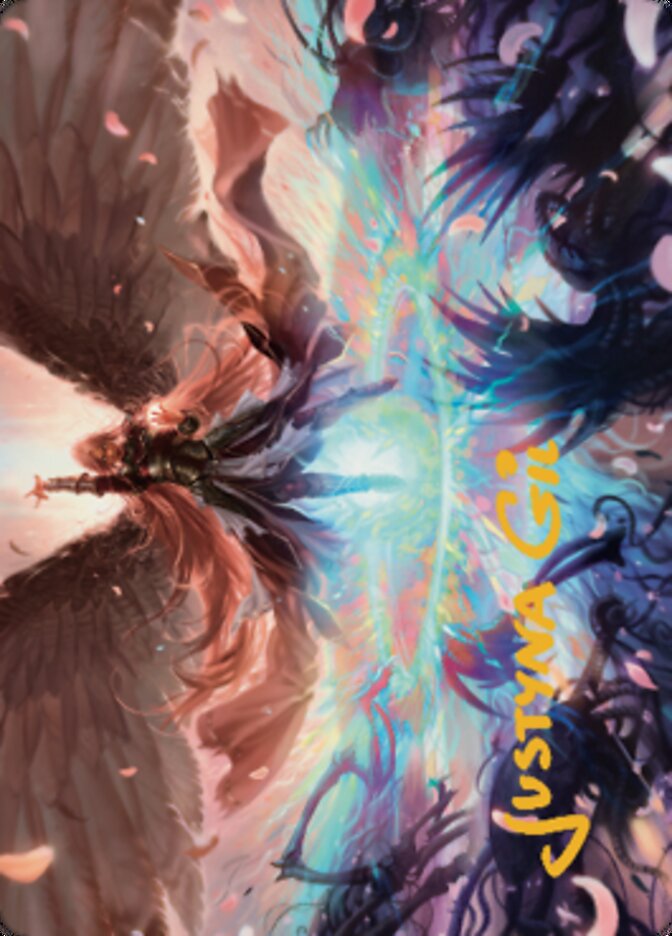 Iridian Maelstrom Art Card (Gold-Stamped Signature) [Dominaria United Art Series] | Gaming Infinity