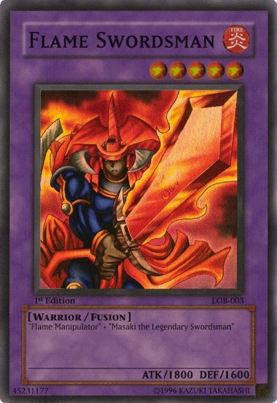 Flame Swordsman [LOB-003] Super Rare | Gaming Infinity