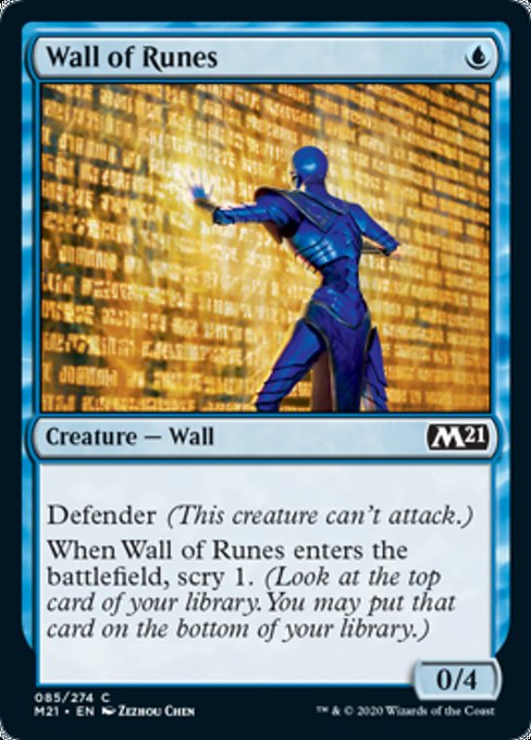 Wall of Runes [Core Set 2021] | Gaming Infinity