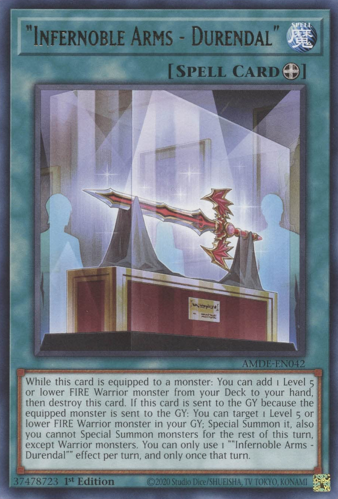 "Infernoble Arms - Durendal" [AMDE-EN042] Rare | Gaming Infinity