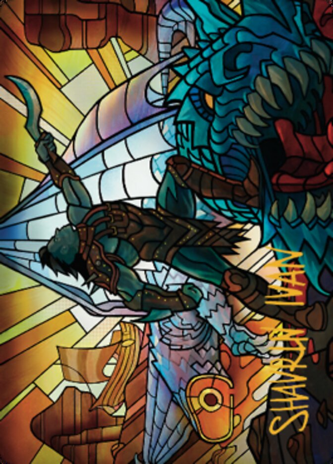 Astor, Bearer of Blades Art Card (Gold-Stamped Signature) [Dominaria United Art Series] | Gaming Infinity