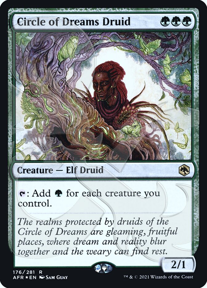 Circle of Dreams Druid (Ampersand Promo) [Dungeons & Dragons: Adventures in the Forgotten Realms Promos] | Gaming Infinity