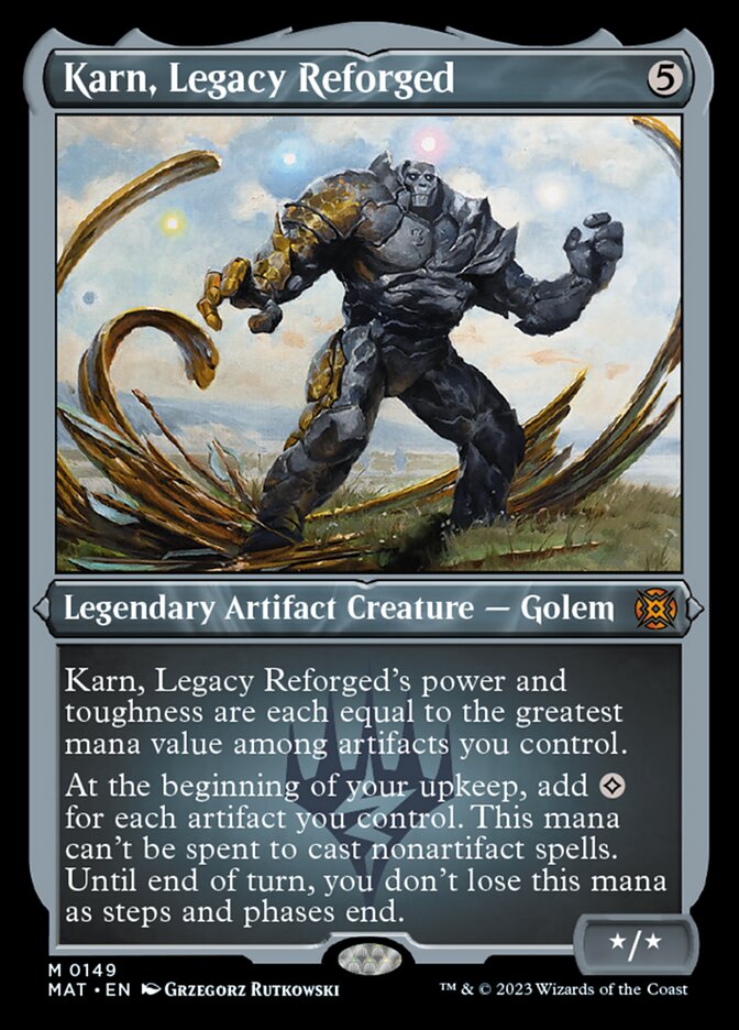 Karn, Legacy Reforged (Foil Etched) [March of the Machine: The Aftermath] | Gaming Infinity