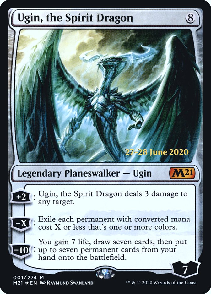 Ugin, the Spirit Dragon  [Core Set 2021 Prerelease Promos] | Gaming Infinity