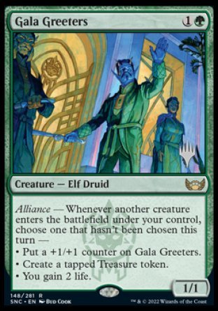 Gala Greeters (Promo Pack) [Streets of New Capenna Promos] | Gaming Infinity