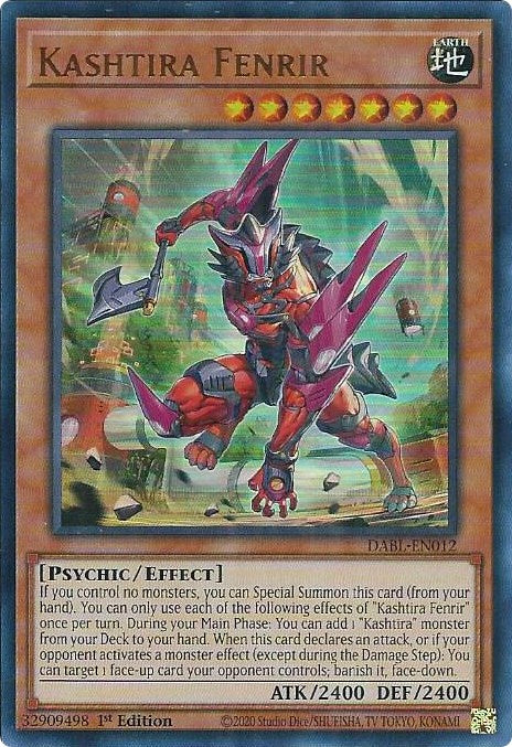 Kashtira Fenrir [DABL-EN012] Ultra Rare | Gaming Infinity