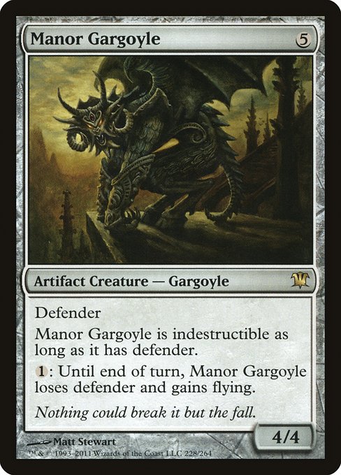 Manor Gargoyle [Innistrad] | Gaming Infinity