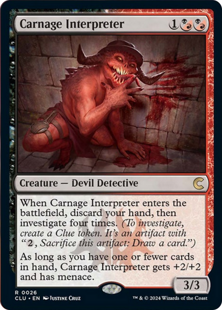 Carnage Interpreter [Ravnica: Clue Edition] | Gaming Infinity