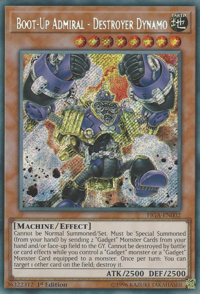 Boot-Up Admiral - Destroyer Dynamo [FIGA-EN002] Secret Rare | Gaming Infinity