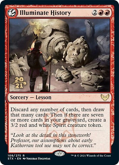 Illuminate History [Strixhaven: School of Mages Prerelease Promos] | Gaming Infinity