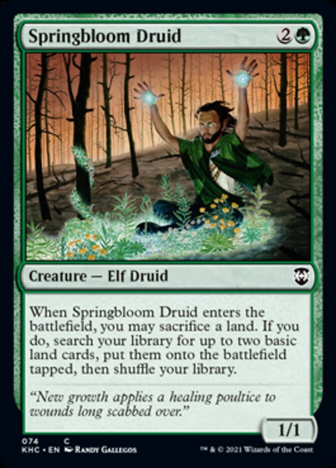 Springbloom Druid [Kaldheim Commander] | Gaming Infinity