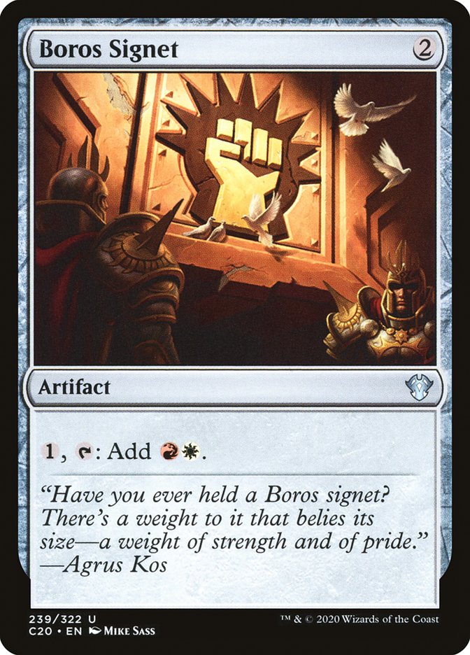 Boros Signet [Commander 2020] | Gaming Infinity