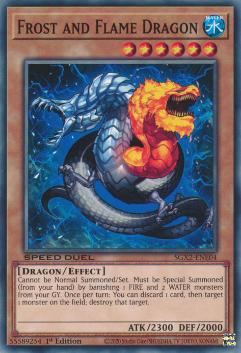 Frost and Flame Dragon [SGX2-ENE04] Common | Gaming Infinity