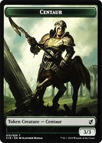 Centaur // Egg Double-sided Token [Commander 2019 Tokens] | Gaming Infinity