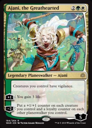 Ajani, the Greathearted [War of the Spark] | Gaming Infinity