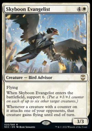 Skyboon Evangelist (Promo Pack) [Streets of New Capenna Commander Promos] | Gaming Infinity