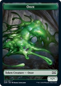 Ooze // Wurm (030) Double-sided Token [Double Masters Tokens] | Gaming Infinity