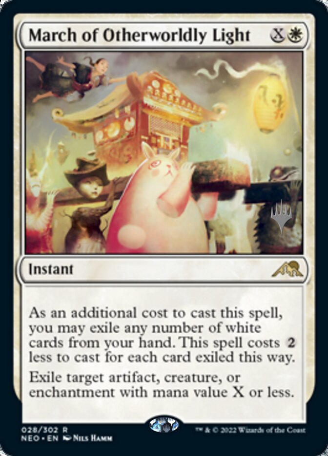 March of Otherworldly Light (Promo Pack) [Kamigawa: Neon Dynasty Promos] | Gaming Infinity