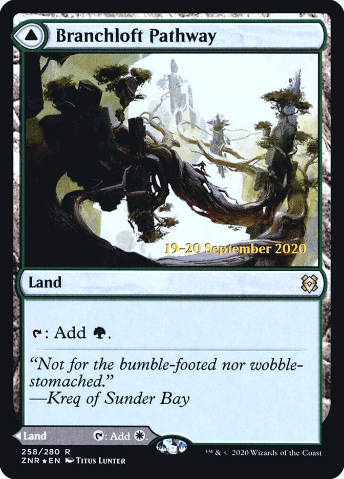 Branchloft Pathway // Boulderloft Pathway  [Zendikar Rising Prerelease Promos] | Gaming Infinity