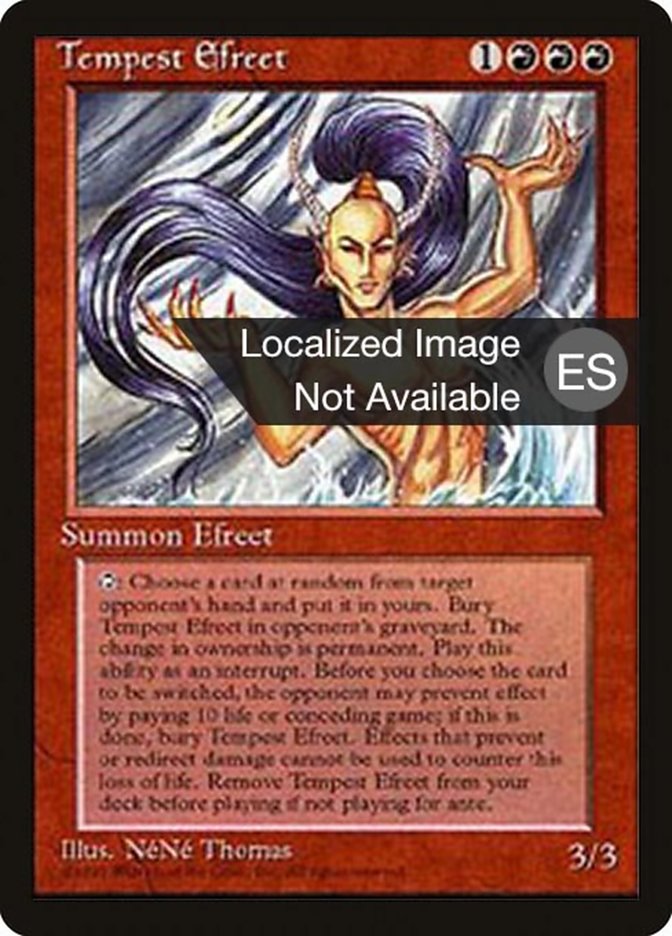 Tempest Efreet [Fourth Edition (Foreign Black Border)] | Gaming Infinity