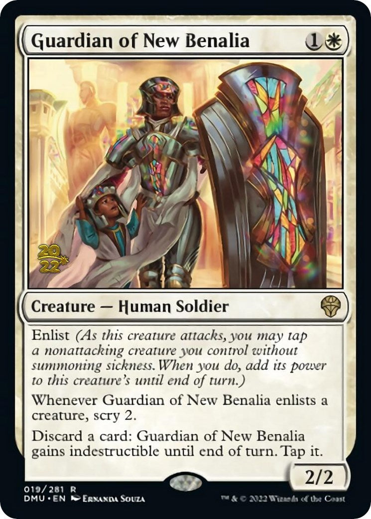 Guardian of New Benalia [Dominaria United Prerelease Promos] | Gaming Infinity