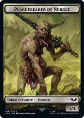 Spawn // Plaguebearer of Nurgle (Surge Foil) [Universes Beyond: Warhammer 40,000 Tokens] | Gaming Infinity