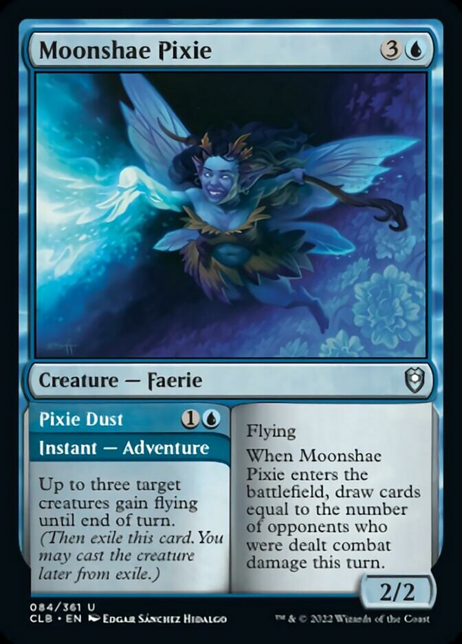 Moonshae Pixie // Pixie Dust [Commander Legends: Battle for Baldur's Gate] | Gaming Infinity