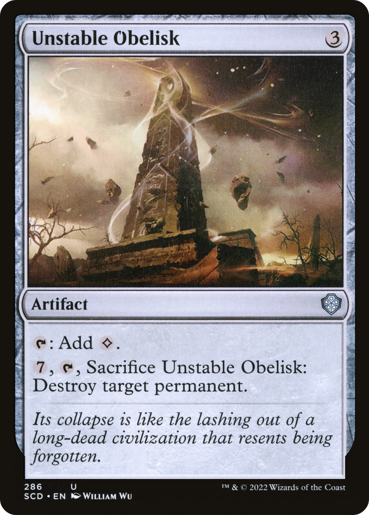 Unstable Obelisk [Starter Commander Decks] | Gaming Infinity