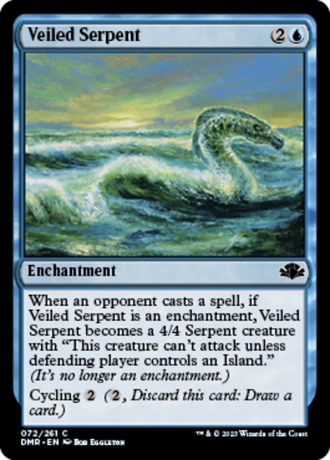 Veiled Serpent [Dominaria Remastered] | Gaming Infinity