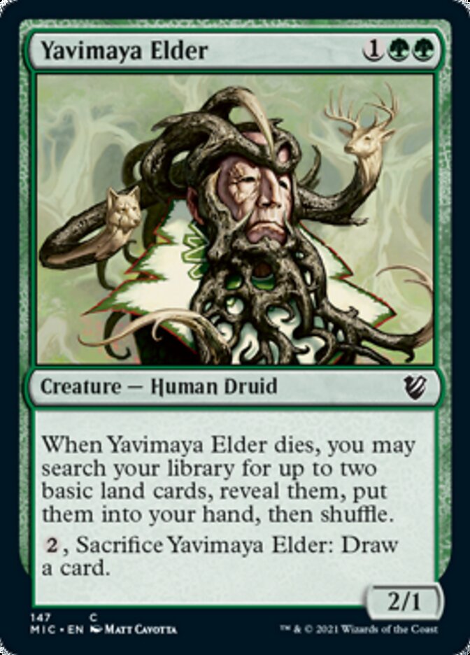 Yavimaya Elder [Innistrad: Midnight Hunt Commander] | Gaming Infinity