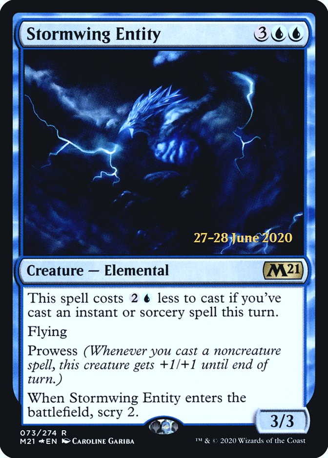 Stormwing Entity  [Core Set 2021 Prerelease Promos] | Gaming Infinity