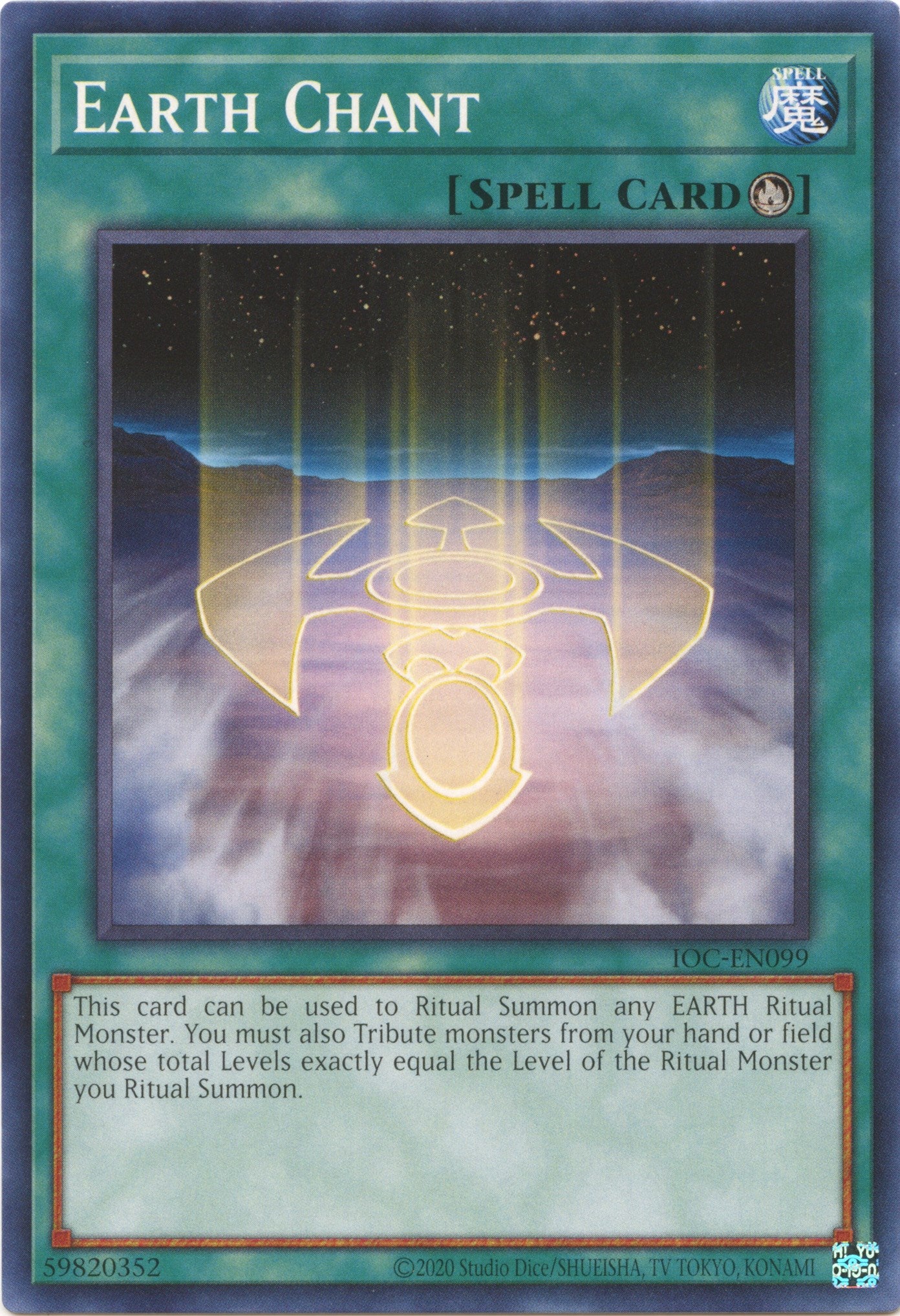 Earth Chant (25th Anniversary) [IOC-EN099] Common | Gaming Infinity