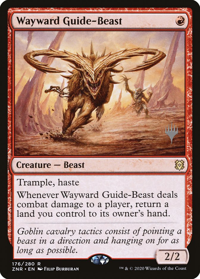 Wayward Guide-Beast (Promo Pack) [Zendikar Rising Promos] | Gaming Infinity