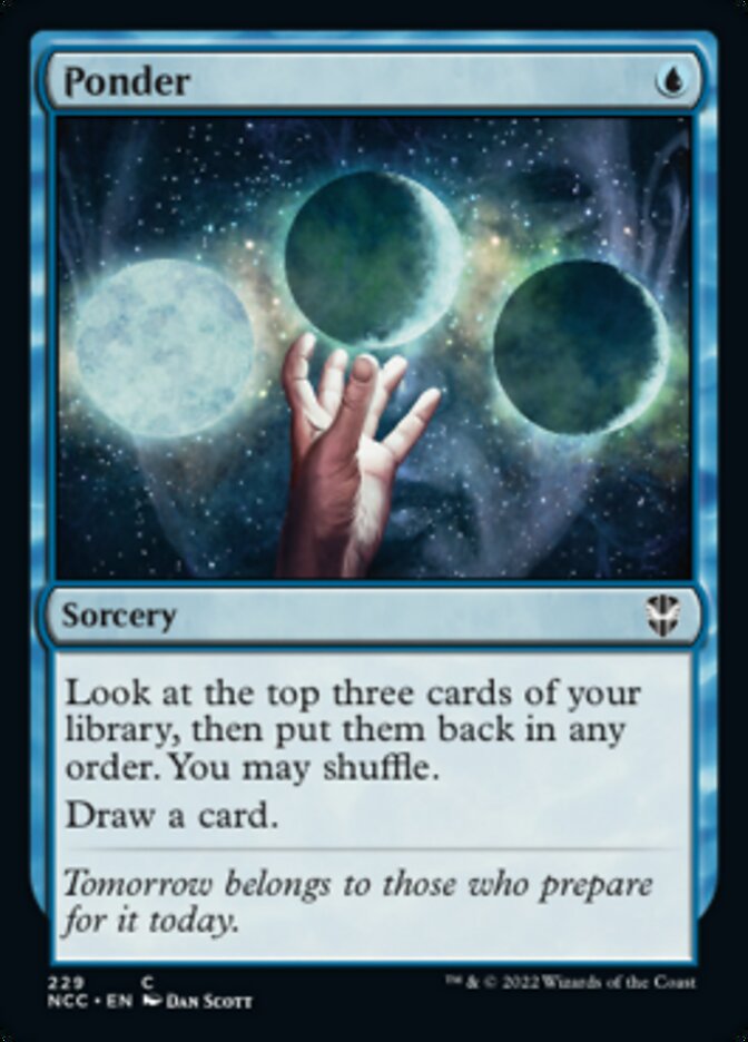Ponder [Streets of New Capenna Commander] | Gaming Infinity