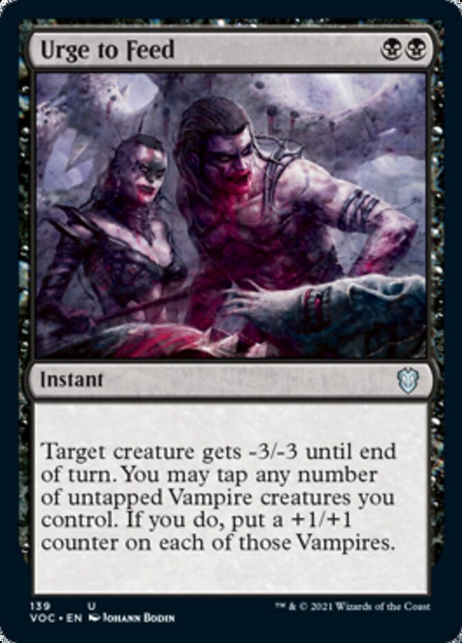 Urge to Feed [Innistrad: Crimson Vow Commander] | Gaming Infinity