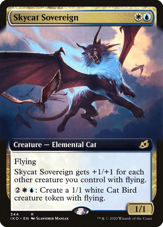 Skycat Sovereign (Extended Art) [Ikoria: Lair of Behemoths] | Gaming Infinity