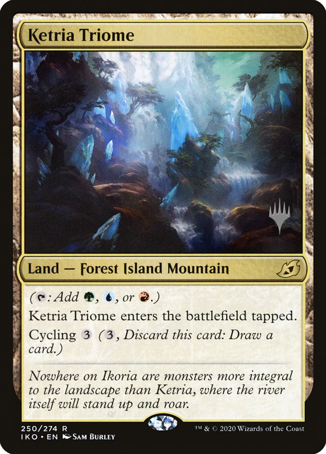 Ketria Triome (Promo Pack) [Ikoria: Lair of Behemoths Promos] | Gaming Infinity