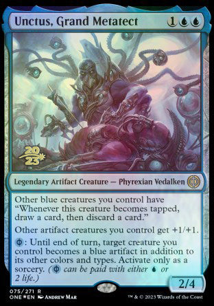 Unctus, Grand Metatect [Phyrexia: All Will Be One Prerelease Promos] | Gaming Infinity