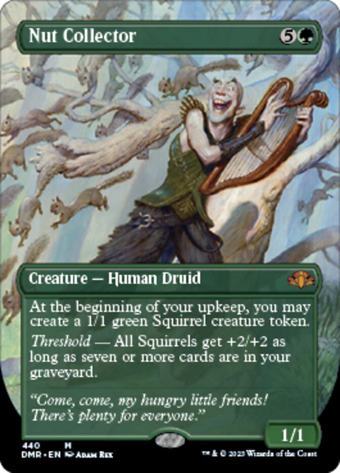 Nut Collector (Borderless Alternate Art) [Dominaria Remastered] | Gaming Infinity