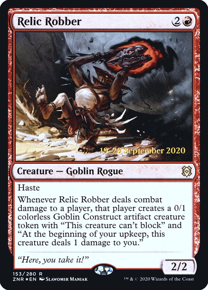 Relic Robber  [Zendikar Rising Prerelease Promos] | Gaming Infinity