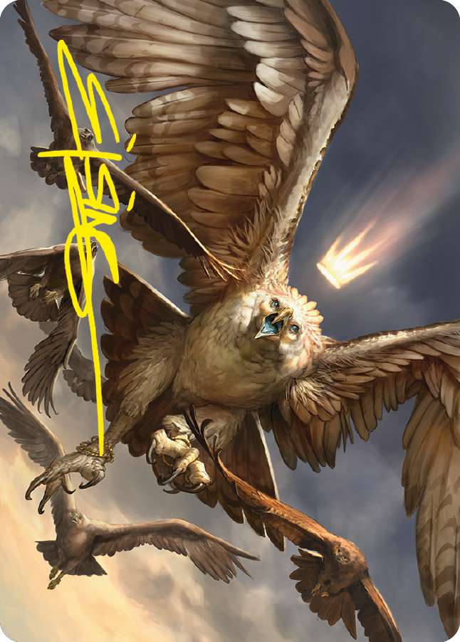 Gwaihir, Greatest of the Eagles Art Card (Gold-Stamped Signature) [The Lord of the Rings: Tales of Middle-earth Art Series] | Gaming Infinity