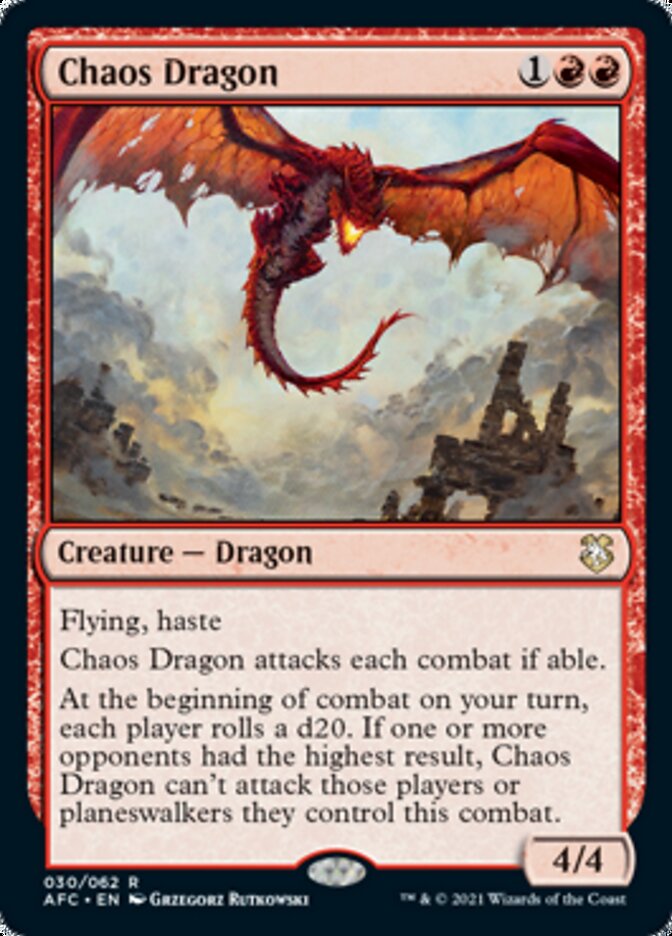 Chaos Dragon [Dungeons & Dragons: Adventures in the Forgotten Realms Commander] | Gaming Infinity