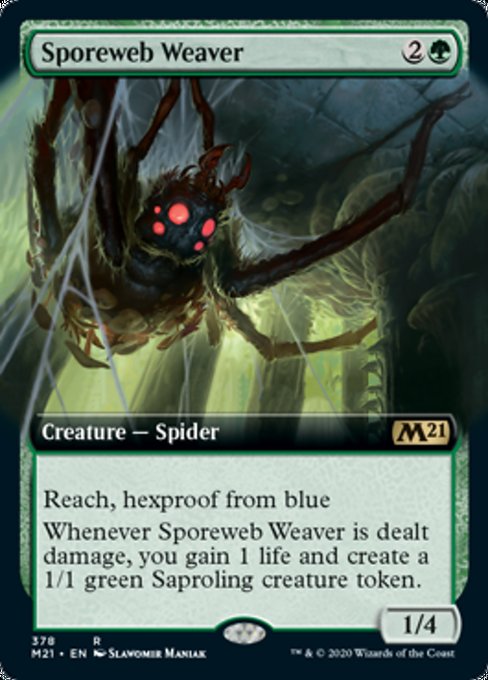 Sporeweb Weaver (Extended Art) [Core Set 2021] | Gaming Infinity