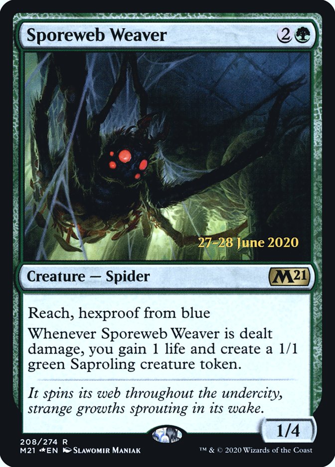 Sporeweb Weaver  [Core Set 2021 Prerelease Promos] | Gaming Infinity