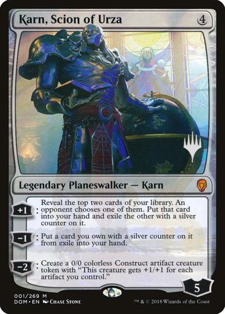 Karn, Scion of Urza [Dominaria Promos] | Gaming Infinity